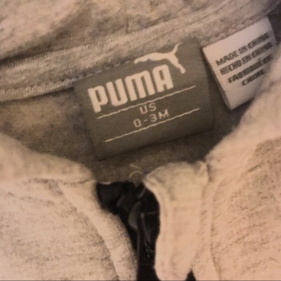 Infant PUMA Onesie Zip-Up Hoodie - Picture 6 of 6